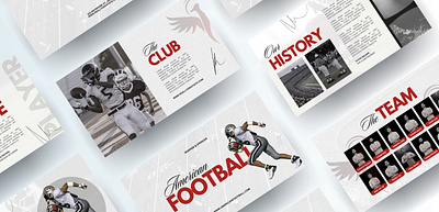 AMERICAN FOOTBALL CLUB PRESENTATION DESIGN ppt design