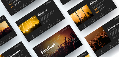 FESTIVAL MUSIC CONCERT PRESENTATION DESIGN ppt design