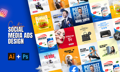 Social media post I Creative ads I Banner design banner creative ads graphic design instagram post logo social media banner social media post