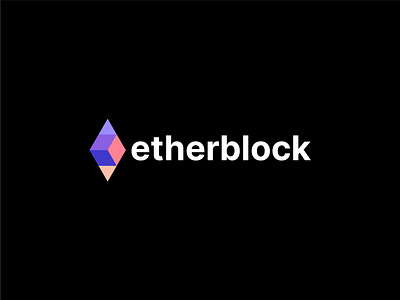 etherblock best logo block brand identity design branding design etherblock etherium logo logo design logo designer logos logotype tech logo visual identity