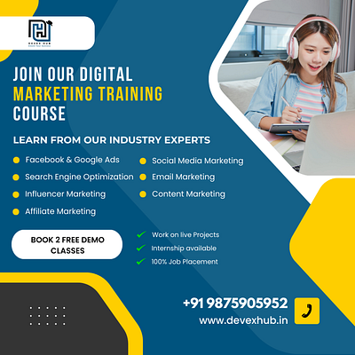 Digital Marketing Training graphic design ui