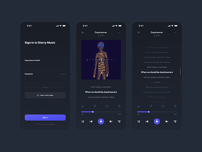 Music APP Design app moble music app ui