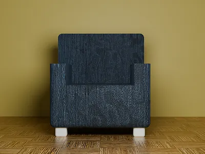 Modern Armchair 3d animation