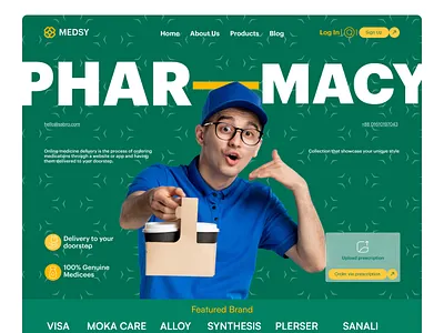 Pharmacy Website landing page design clinic doctor health health care hospital website medicine landing page medicine website pharmacy landing page pharmacy website