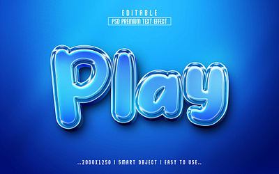 Play'' 3D Editable PSD Text Effect Style 3d 3d fx 3d text efect action branding design effect game 3d text graphic design illustration letter effect logo photoshop photoshop fx play play 3d text effect play 3d text effect style psd text effect style text