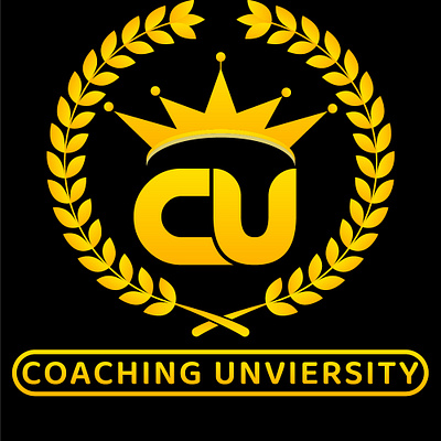 Coaching University Logo bashir ahmed logo design skill graphic design illustrator logo design logo design idea milon logo minimal logo modern logo motion graphics new logo online income photoshop primium logo