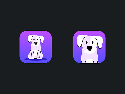 dog icons design dog logo