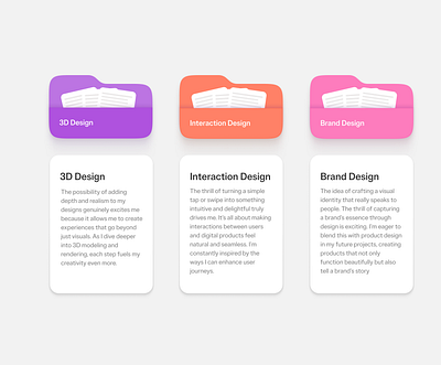 Folder UI Design branding ui design ux design