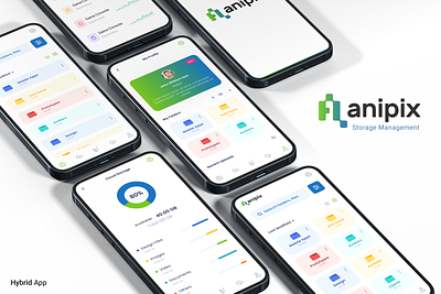 Anipix Storage management App « Concept Creation android app app app creation app design app ideas best app design branding design ideas ios app storage app ui ux