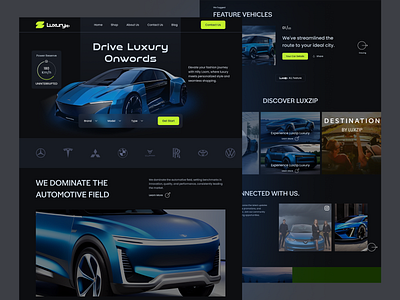 Car website design car landing page car website design ecommerce website landing page landing page design landing page ui saas web design website website design