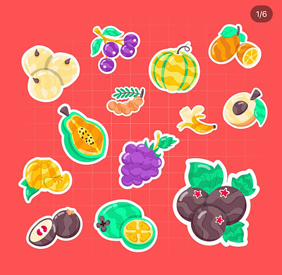 Fruit stickers