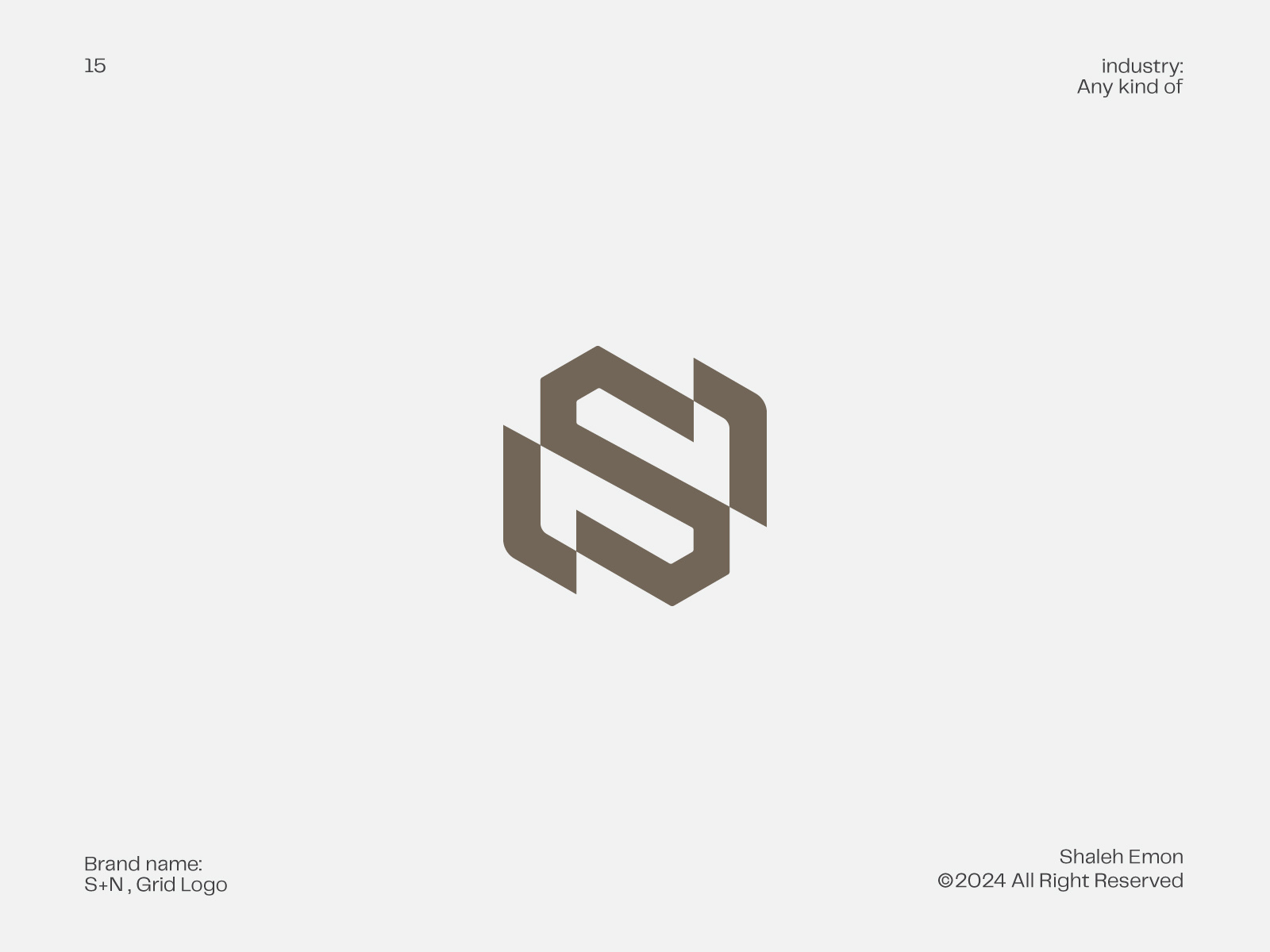 Example of Crypto Blockchain Trading Industrie Logo