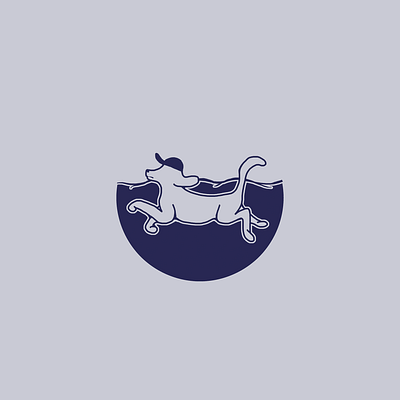 Swimming graphic design illustration logo