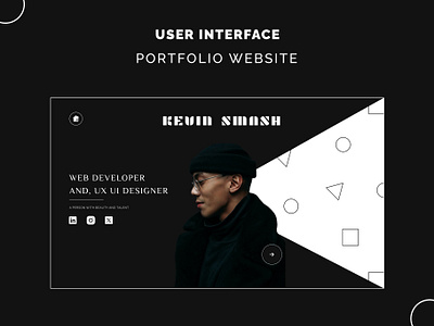 Portfolio UI Concept Design app branding design graphic design hero section illustration insp inspiration landing page porfolio research ui ux