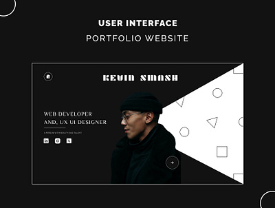 Portfolio UI Concept Design app branding design graphic design hero section illustration insp inspiration landing page porfolio research ui ux