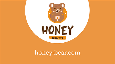 Honey bear advertising branding graphic design illustration logo marketing