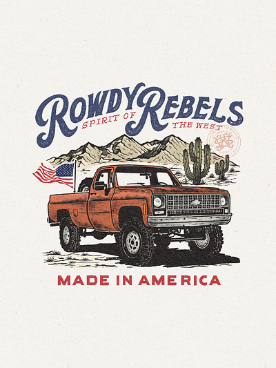 Rowdy Rebels branding company brand logo company branding company logo design graphic design illustration logo typeface