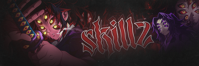 kokushibo - demon slayer header design adobe anime anime header anime header design art artist demon slayer design fanart header header design kokushibo