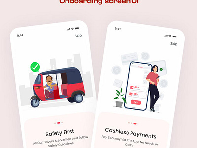 E-Rikshaw Booking App productdesign ui