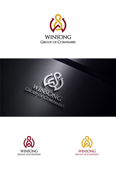 W S Logo design branding graphic design logo