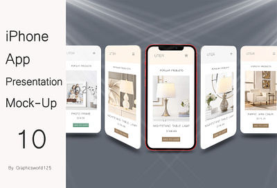 iPhone App Presentation Mock-Up 10 iphone 16