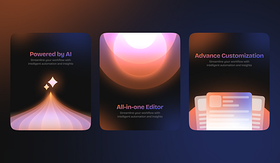 AI Product Feature Cards ai branding design figma graphic design illustration ui uiux