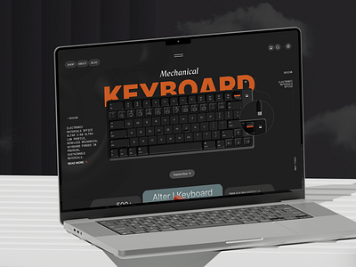 Mechanical Keyboard Website | Orbix Studio ecommerce innovation keyboard store keyboard website landing page marketplace mechanical minimal online shopping online store orbix studio product product design responsive sales tech techwebsite ui ui website ux