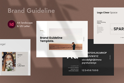 Brand Guidelines Template minimal design