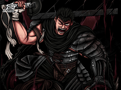 Berserk (available) anime anime design anime tshirt apparel apparel anime berserk berserk tshirt design design for sale for sale forsale guts tshirt anime tshirt design