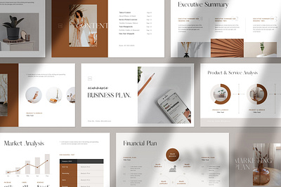 Business Plan PowerPoint Template team management