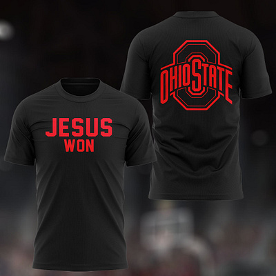 Ohio State Football Jesus Won 2024 Shirt ohio state buckeyes