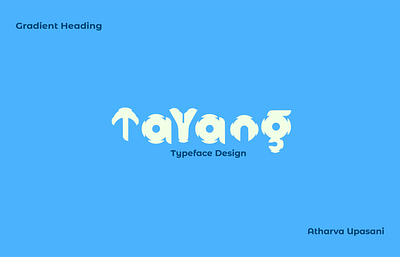 TARANG | Typeface Design 2024 branding design font fontfamily graphic design illustration monsoon rain season of love typeface typography ui water