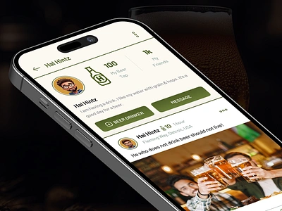 Hops - Your Beer Buddy beer buddy beer partner figma design hops kalpesh kotadiya kmphitech mitul goti mobile app design mobile uiux modern trending uiux your beer buddy