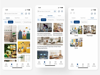 Redesign IKEA Indonesia App behance dribbble figma ikea ui ux