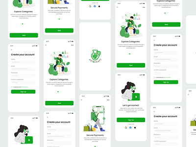 Craft App craftapp onboarding ui visualdesign