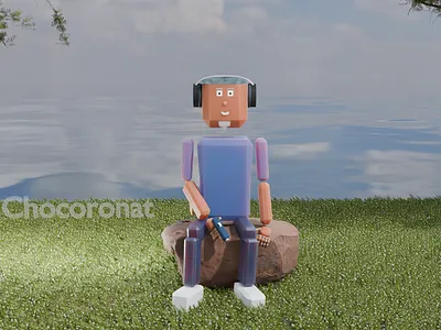 El Chocoronat👑 3d animation logo
