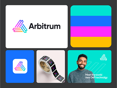 Logo, DeFi, Tech, Web3, Fintech, Blockchain, Crypto, A logo a logo ai blockchain branding branding agency community crypto cryptocurrency defi exchange fintech gradient graphic design identity logo design platform software token typography wallet