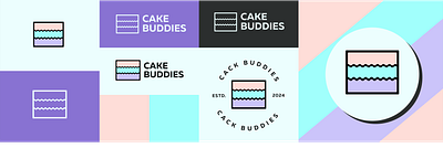 Cake Buddies Branding graphic design ui