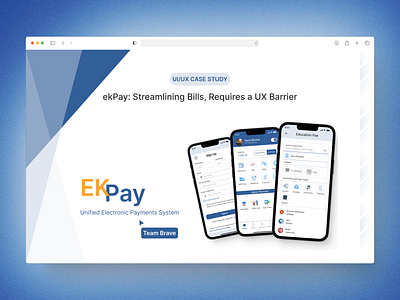 "Ekpay" bill payment design ekpay design ekpay service ui design uiux design