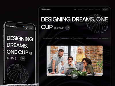 Agency website design agency ai branding creative agency design digital agency dreams figma home homepage landing page minimal one portfolio ui uidesign uiux uxdesign uxuimonir website