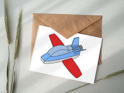 Colourful Cartoon Jet Plane aeroplane cartoon digital art digital drawing graphic design illustration jet plane krita plane vector vector art vector drawing