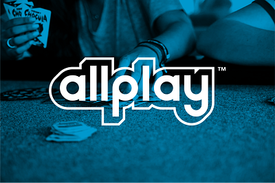 AllPlay Branding board games branding gaming graphic design logo packaging typography wordmark