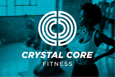 Crystal Core Fitness Branding branding fitness graphic design logo