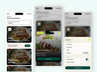 Appetizers (SwiftUI project) app design flat graphic design typography ui ux