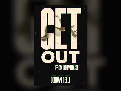 GET OUT (2017) animation branding creepy dark graphic design horror logo motion graphics movie sepia