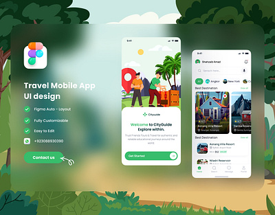 Travel App UI Design gamification mobile app travel travel app travel app ui travel app ui design travel mobile app ui