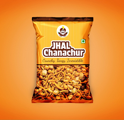 Chana Chur pouch packaging design chana chur pouch design