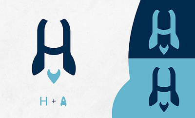 logo H design graphic design logo