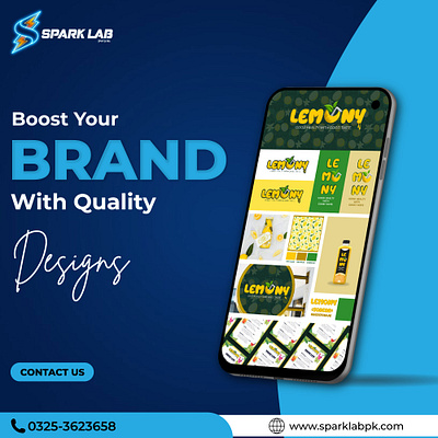 Boost Your Brand with Spark Lab’s High-Quality Designs! app brand branding design graphic design illustration illustration art logo quality ui ux vector