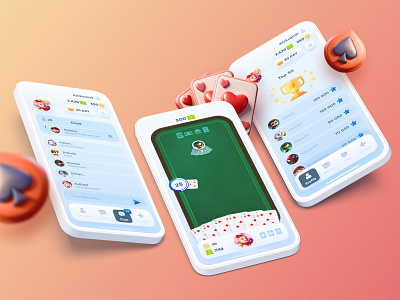 Mobile Games: Cards Online cards cards online cards online live game casino casino app durak gambling gaming interface mobile mobile casino mobile game online game online poker poker site casino slots ui game uiux web design